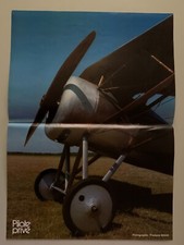 POSTER ANCIEN AVION SPAD -