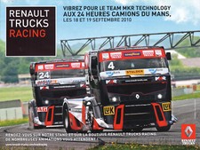 POSTER CAMION RENAULT TRUCKS