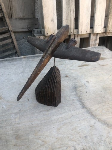 Ancien avion bois - ancien, son