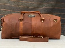 Homme Cuir Voyage Bagages Nuit