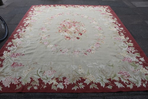 Tapis rectangulaire aubusson - tapis,