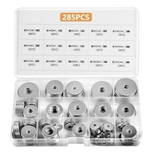 285 PcsRondelles Plates Metal