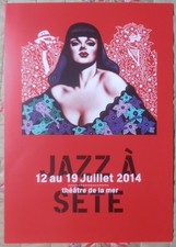 AFFICHE JAZZ à SèTE 2014