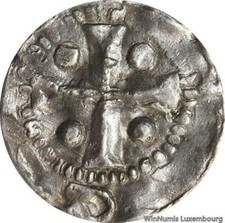 G3871 Rare Denier Carolingiens