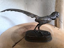 Sculpture bronze faisan - bronze,