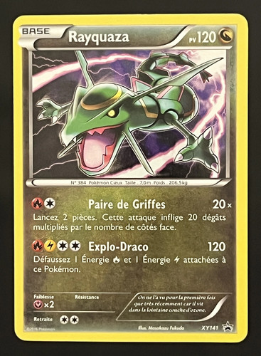 Rayquaza xy141 holo - rayquaza,