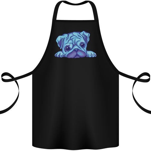 Tablier coton pug - coton,