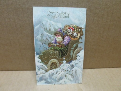 Joyeux noel carte gaufrée - joyeux,