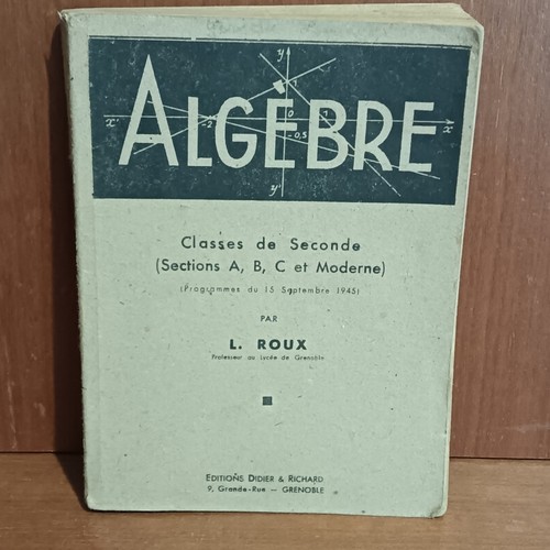 Manuel algèbre seconde - seconde, et