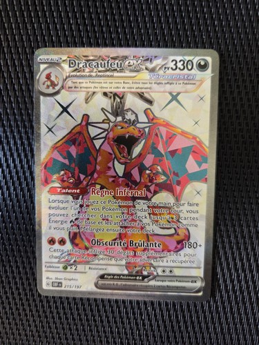 Carte pokémon dracaufeu - carte,