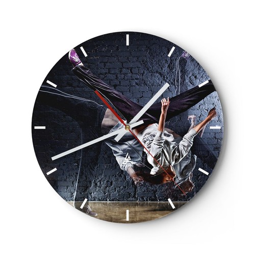 Horloge murale verre - horloge,