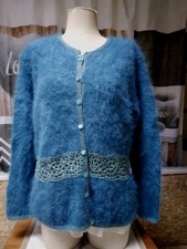 Splendide Pull Angora  Bleu