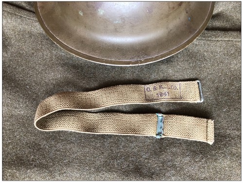 Ww2 jugulaire casque anglais - ww2,