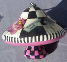 CHESHIRE CAT ALICE pays merveilles ORNAMENT Disney décoration ORNEMENT SAPIN