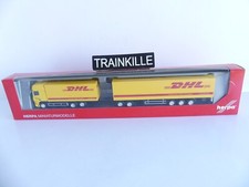 HERPA 1:87 HO CAMION DAF XF 105 SSC HZ + REMORQUE DHL