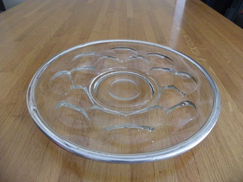 Assiette gâteaux verre - a,