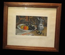 THEVENET (Jacques) - [Gouache originale ; signée] Nature morte.