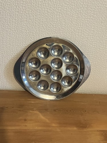 Assiette escargots inox - en,