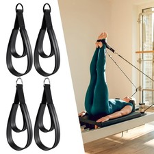 Lot de 2 sangles à double boucle pour Reformer, poignées, bras, jambes,