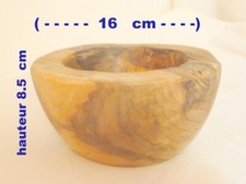 MORTIER en bois d'olivier  ANCIEN   TRES BON ETAT  800 GRS