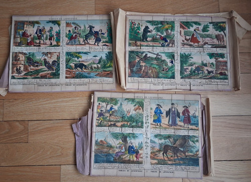 Ensemble anciens puzzles fable - ensemble,