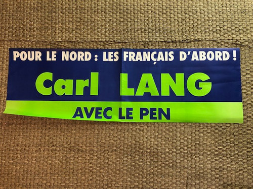Affiche front national le - fn,