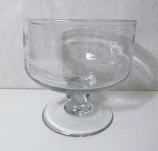 grande coupe en verre bullé