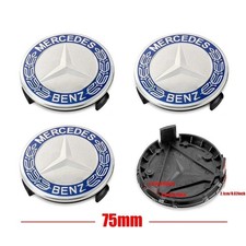 LOT 4 Cache Moyeu 75mm noir