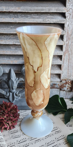 Ancien grand vase verre - , en