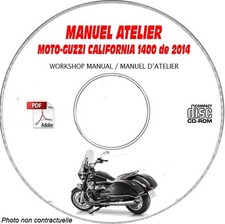 CALIFORNIA 1400 14 - Manuel Atelier CDROM MOTO-GUZZI FR Expédition - --, Suppor