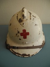 militaria 39-45 casque Adrian Croix Rouge ww2 french helmet Red Cross Stahlhelm