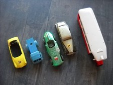 LOT DE  5 EPAVES MINIATURES NOREV - SOLIDO - GUISVAL - BAZAR