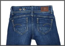 Jean bleu stretch G-STAR RAW pour femme MIDGE SADDLE MID STRAIGHT WMN