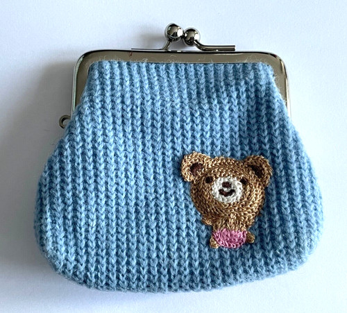 Adorable porte monnaie - porte, bleu