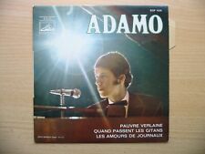 ADAMO:  45 Tours disque vinyle neuf! 'Pauvre verlaine"  avec languette!