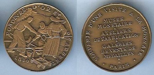 Médaille souvenir fondeurs - souvenir,