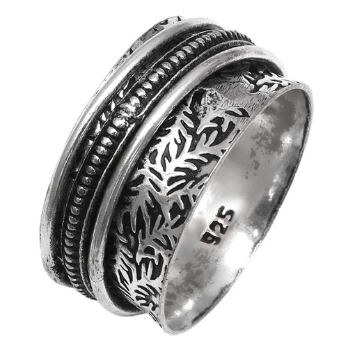 Bague toupie argent pour - en,