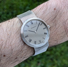 Montre mécanique homme - Juvenia - MFG 1115 - Magnifique Dress watch - dial ALU