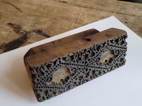 Ancien tampon batik - ancien,