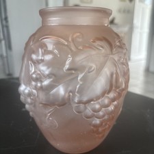 Vase verre moulé années - en,