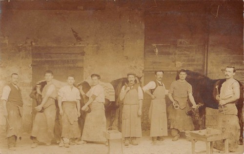 Cpa metier carte photo un - cpa,
