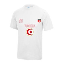 Maillot - Tee shirt Tunisie enfant blanc