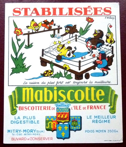 Buvard biscottes mabiscotte - -,