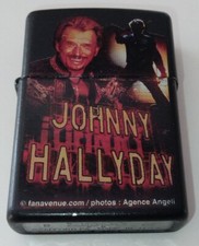 JOHNNY HALLYDAY VERITABLE BRIQUET ZIPPO FANAVENUE D'OCCASION  VENDU EN L ETAT