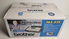Neuf Scellé Brother FAX-575 Personnel Uni Papier Télécopieur / Fax W Téléphone &