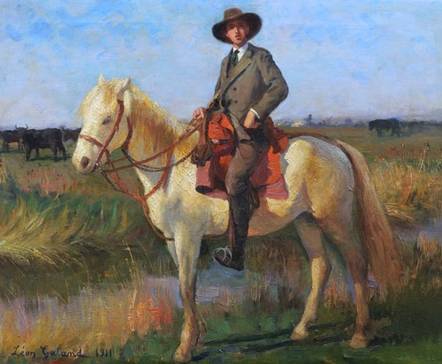 Tableau encadré cavalier