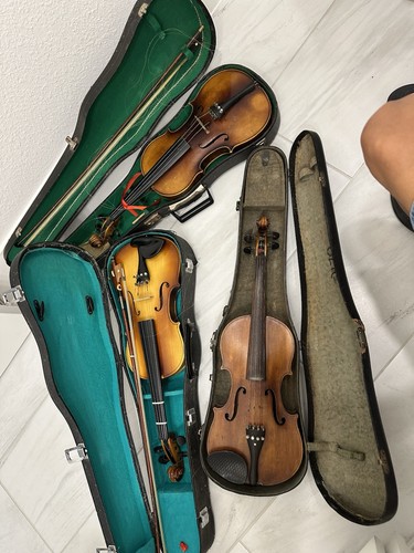 Three violins made west - three,