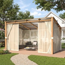 10x14 Wooden Hardtop Gazebo