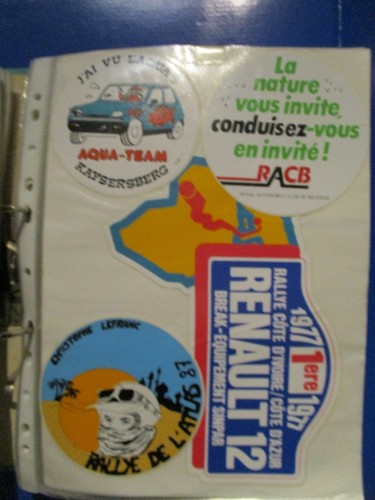 Lot autocollants sport auto - lot,