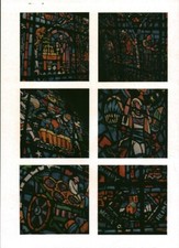 Document ancien vitrail de